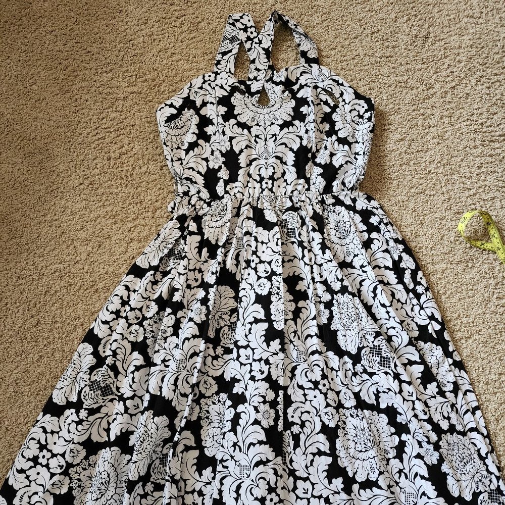 Bernie Dexter damask Goddess swing dress